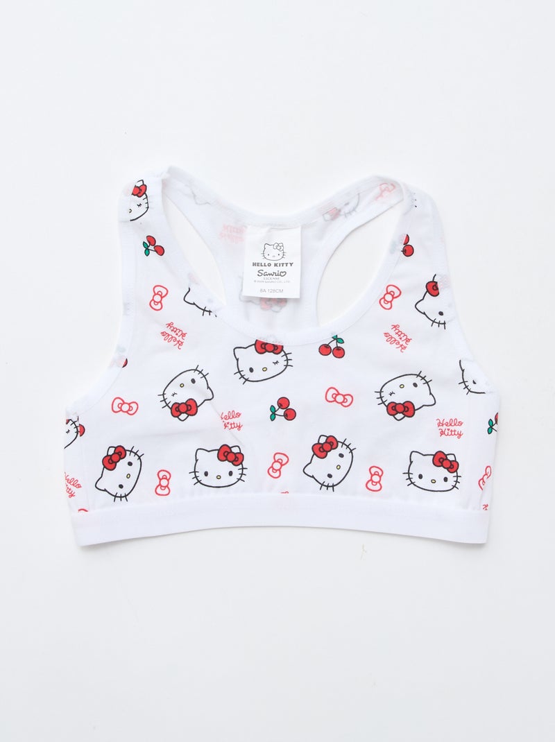 Pack de 2 tops 'Hello Kitty' Vermelho - Kiabi