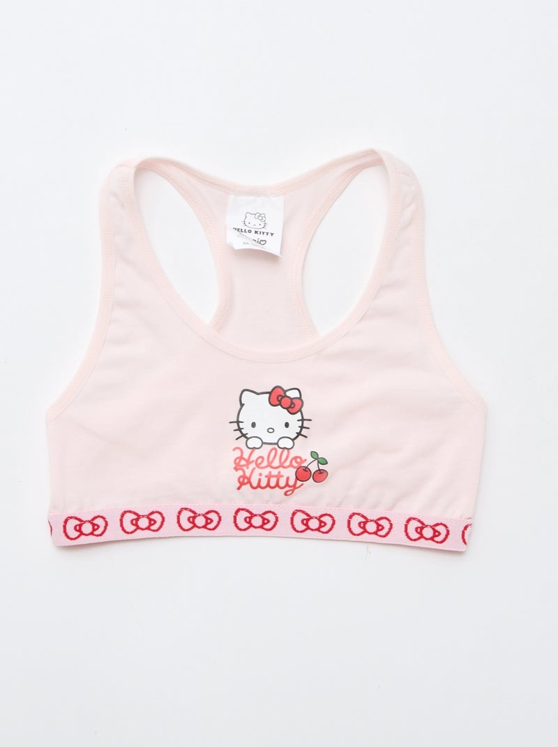 Pack de 2 tops 'Hello Kitty' Vermelho - Kiabi