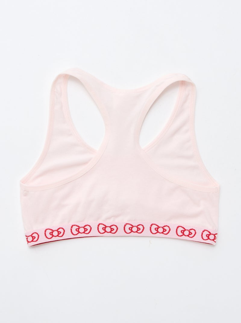Pack de 2 tops 'Hello Kitty' Vermelho - Kiabi