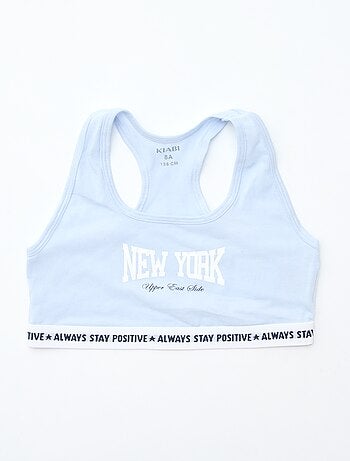 Pack de 2 tops para menina de estilo liso