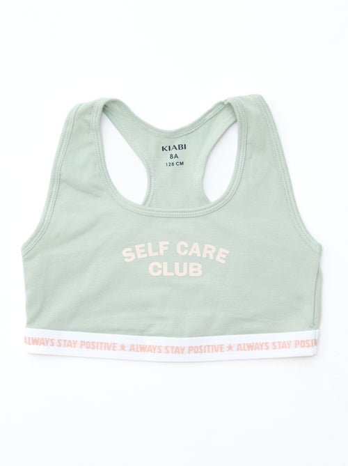 Pack de 2 tops para menina de estilo liso - Kiabi