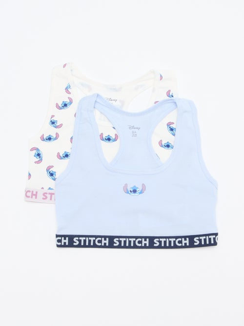 Pack de 2 tops 'Stitch' - Kiabi