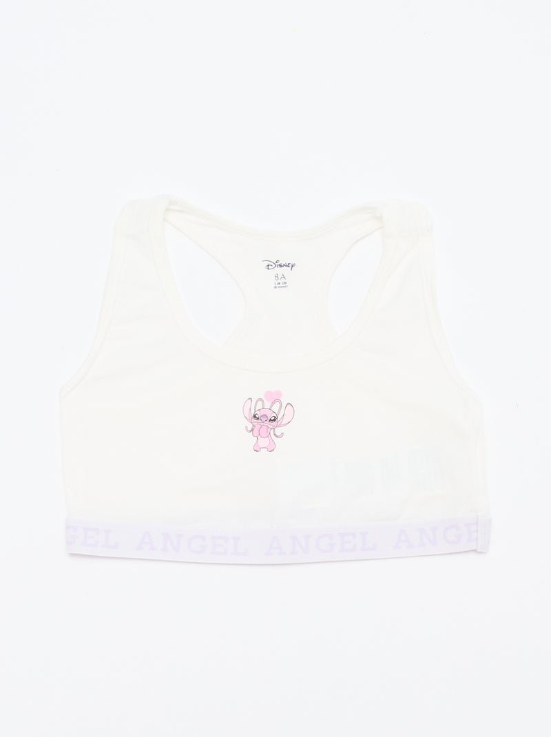 Pack de 2 tops 'Stitch' Violeta - Kiabi