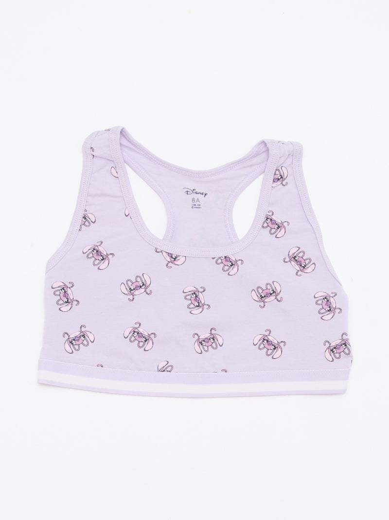 Pack de 2 tops 'Stitch' Violeta - Kiabi