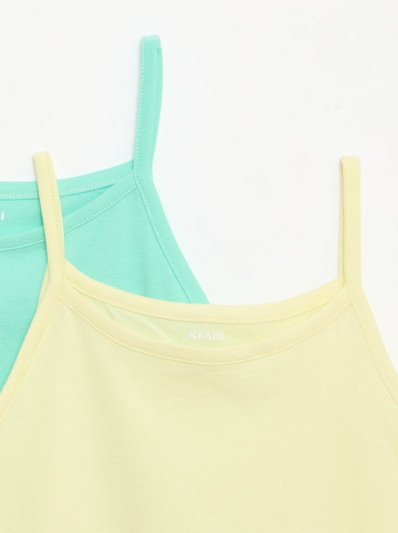 Pack de 2 Tops Verde - Kiabi