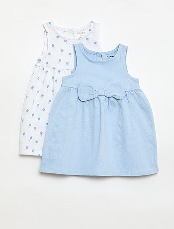 Pack de 2 vestidos com laço fantasia