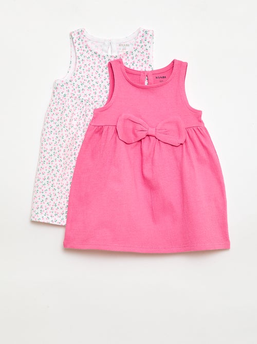 Pack de 2 vestidos com laço fantasia - Kiabi