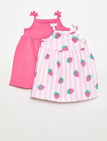 Pack de 2 vestidos de alças