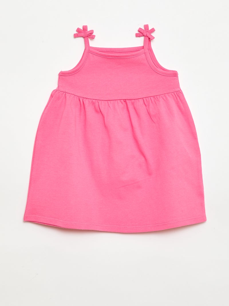 Pack de 2 vestidos de alças Amarelo - Kiabi