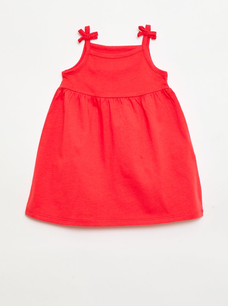 Pack de 2 vestidos de alças Branco - Kiabi