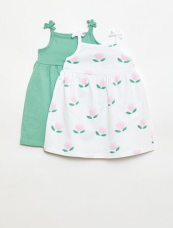 Pack de 2 vestidos de alças