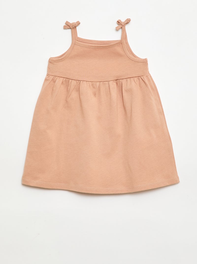 Pack de 2 vestidos de alças Branco - Kiabi