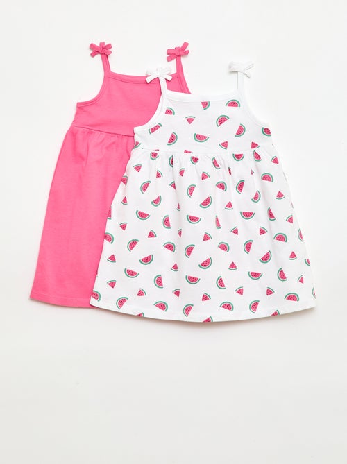 Pack de 2 vestidos de alças - Kiabi