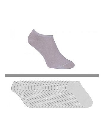 Pack de 20 meias curtas criança