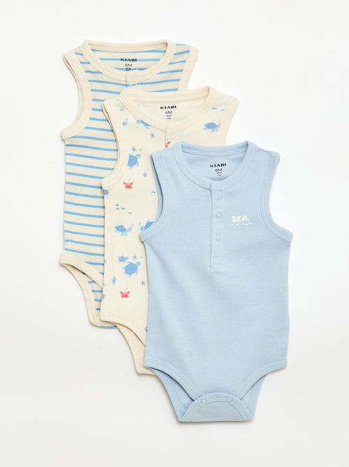 Pack de 3 bodies - 3 peças - Kiabi