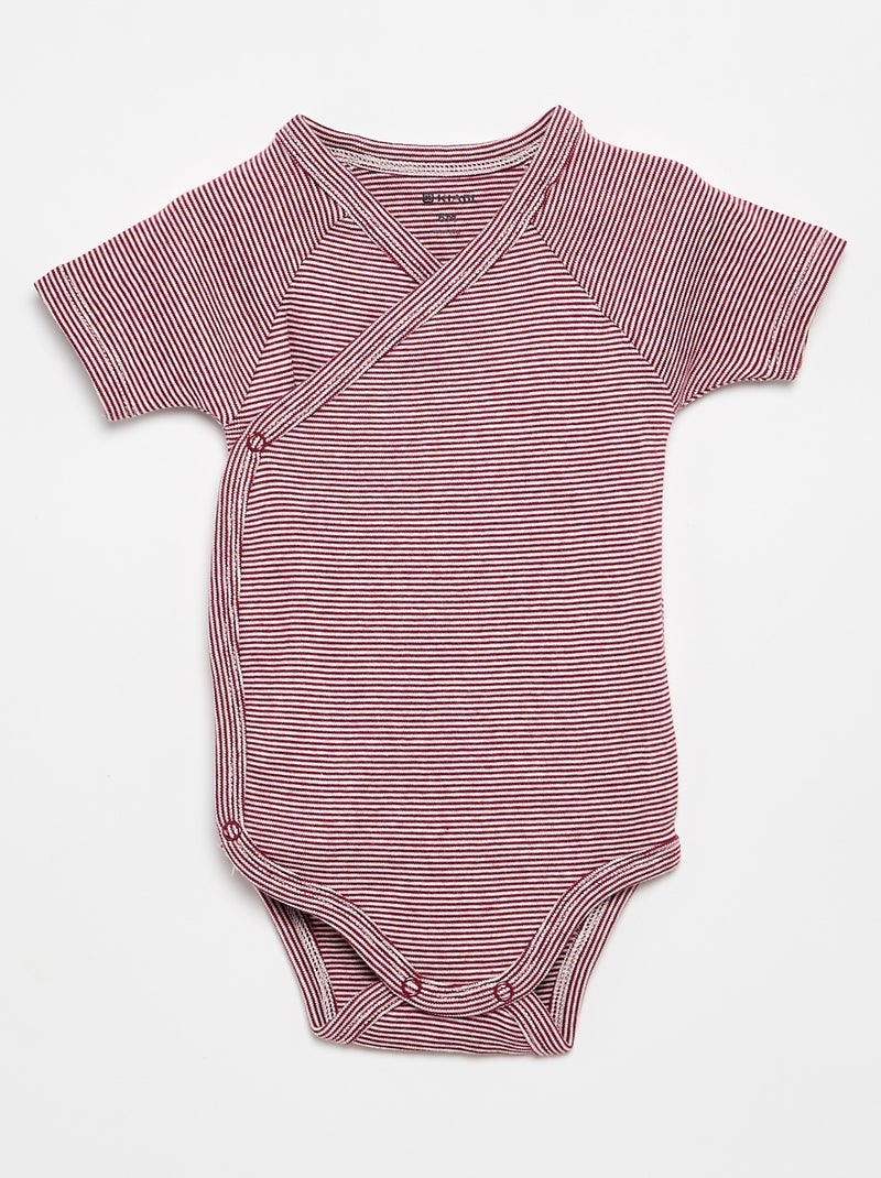 Pack de 3 bodies adaptáveis Rosa - Kiabi