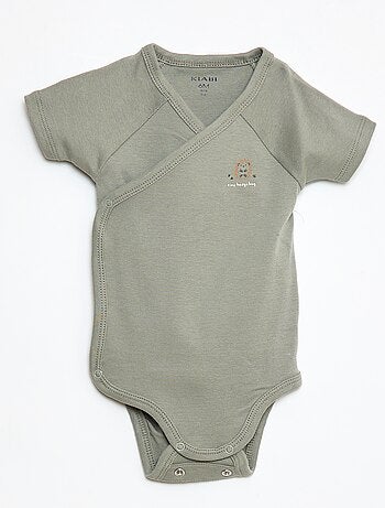 Pack de 3 bodies cruzados evolutivos de manga curta