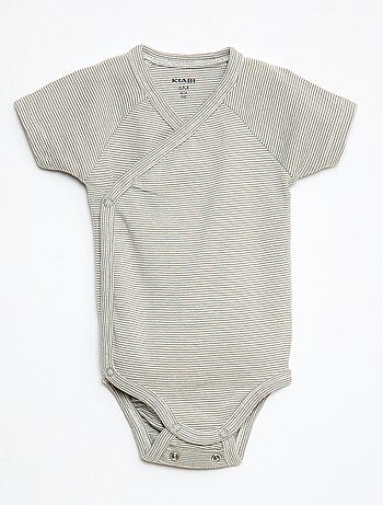 Pack de 3 bodies cruzados evolutivos de manga curta