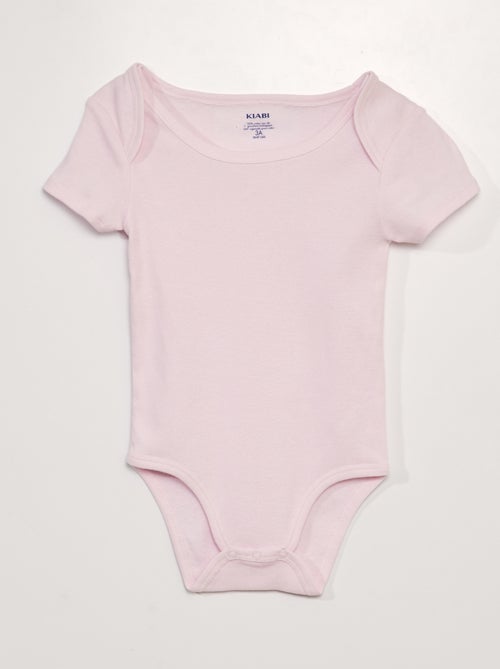 Pack de 3 bodies de algodão - coleção fácil de vestir - Kiabi