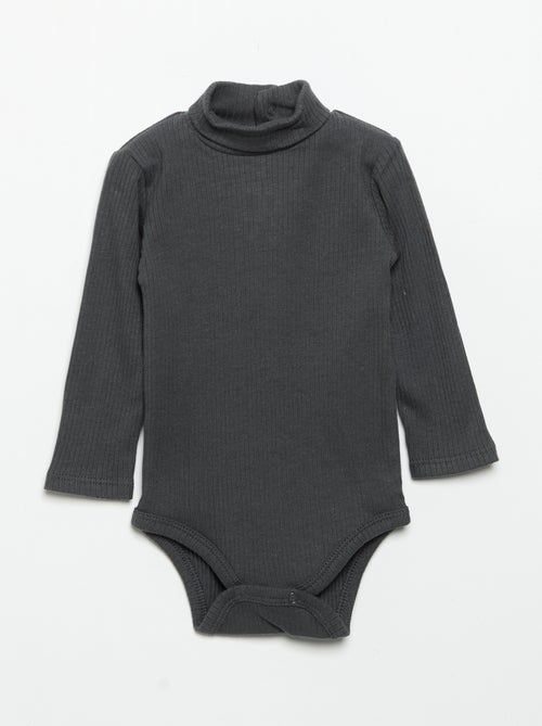 Pack de 3 bodies de gola alta - Kiabi