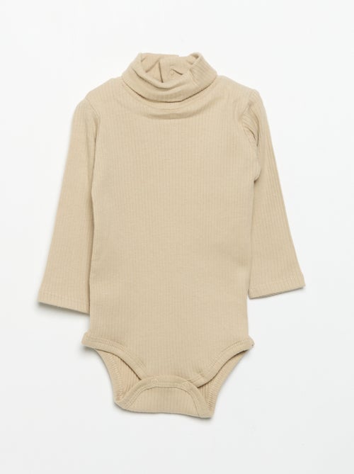 Pack de 3 bodies de gola alta - Kiabi