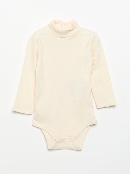 Pack de 3 bodies de gola alta - Kiabi