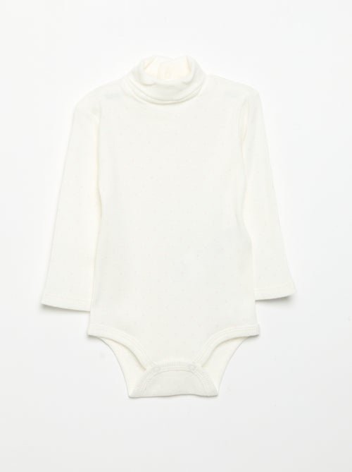 Pack de 3 bodies de gola alta - Kiabi