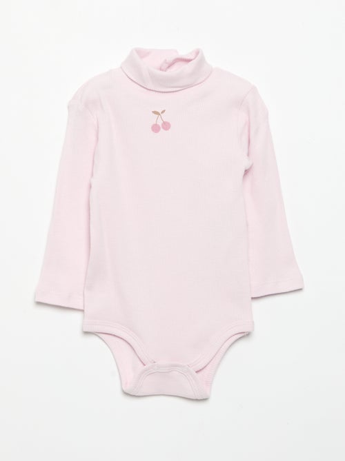 Pack de 3 bodies de gola alta - Kiabi
