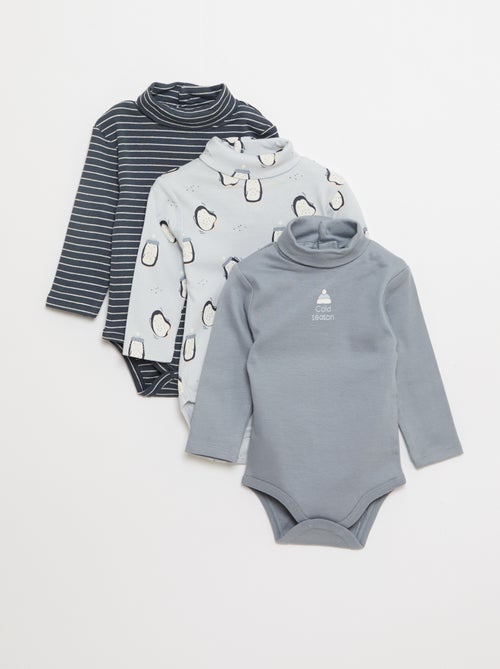 Pack de 3 bodies duráveis - Kiabi