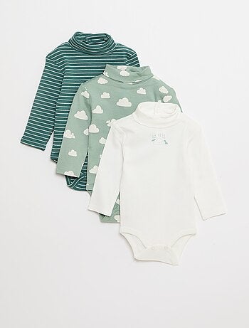 Pack de 3 bodies duráveis