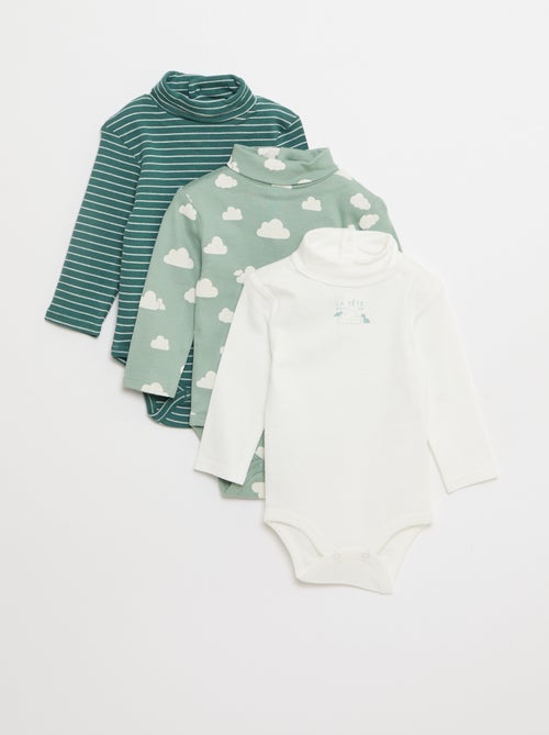 Pack de 3 bodies duráveis - Kiabi