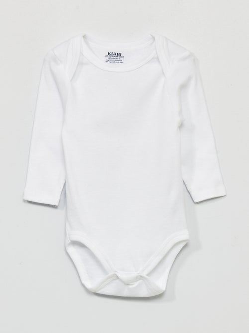 Pack de 3 bodies em jersey - Kiabi