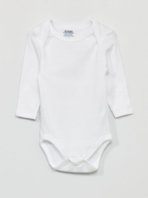 Pack de 3 bodies em jersey - Kiabi