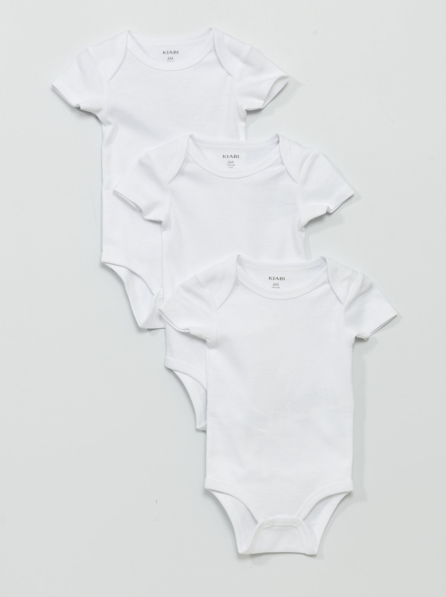Pack de 3 bodies em jersey