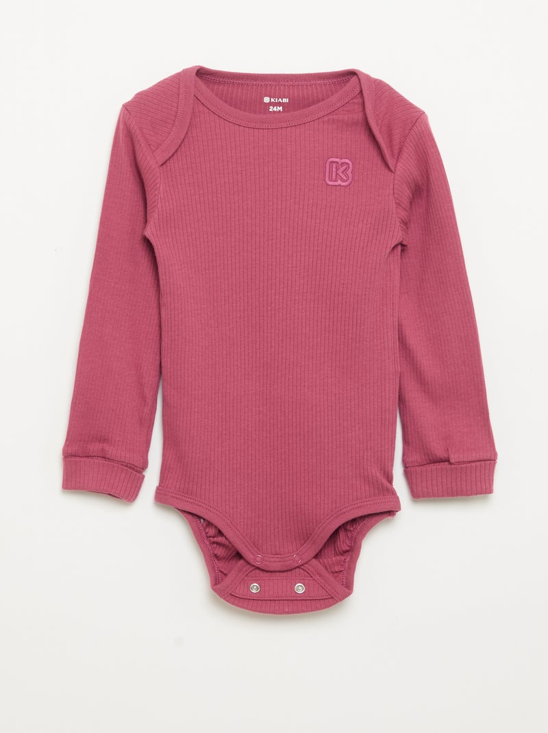 Pack de 3 bodies evolutivos - Kiabi Rosa - Kiabi