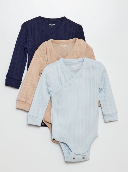 Pack de 3 bodies evolutivos - Kiabi