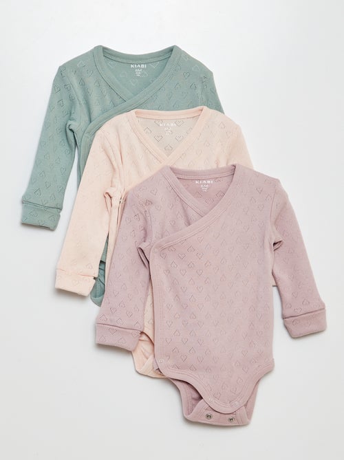 Pack de 3 bodies evolutivos - Kiabi