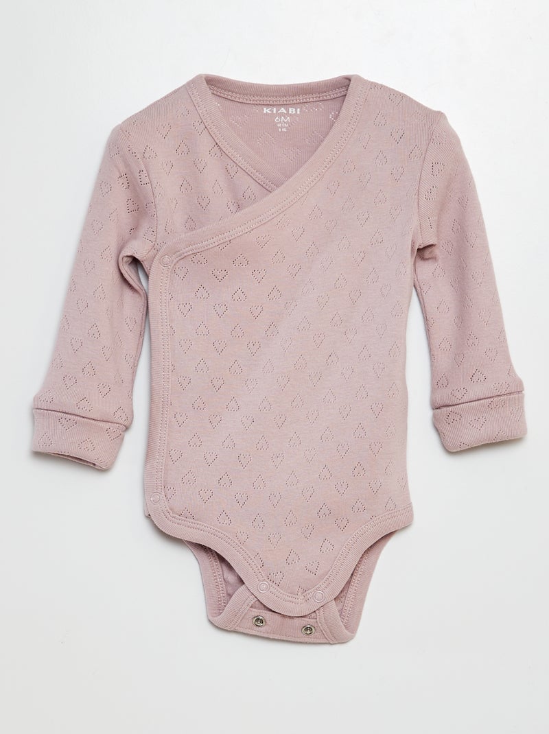 Pack de 3 bodies evolutivos ROSA - Kiabi