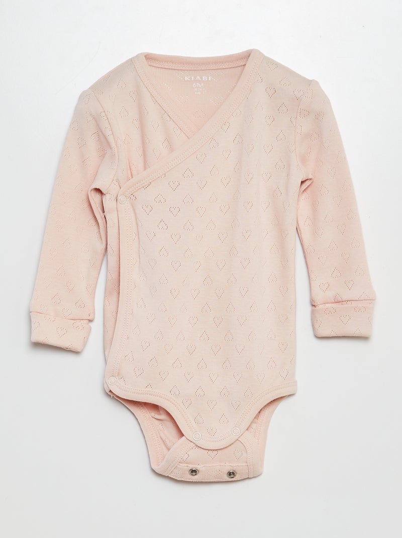 Pack de 3 bodies evolutivos ROSA - Kiabi
