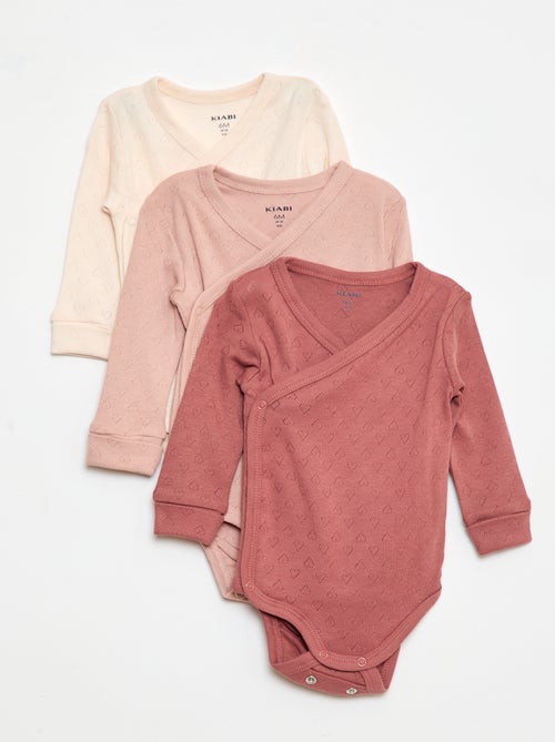 Pack de 3 bodies evolutivos - Kiabi