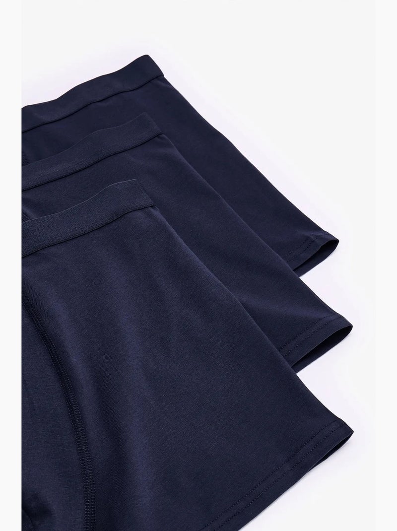 Pack de 3 boxers básicos penti Azul-marinho - Kiabi