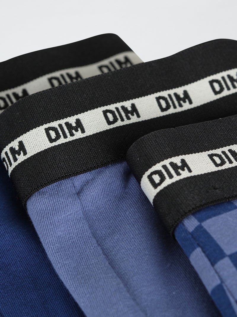 Pack de 3 boxers 'DIM' Azul - Kiabi