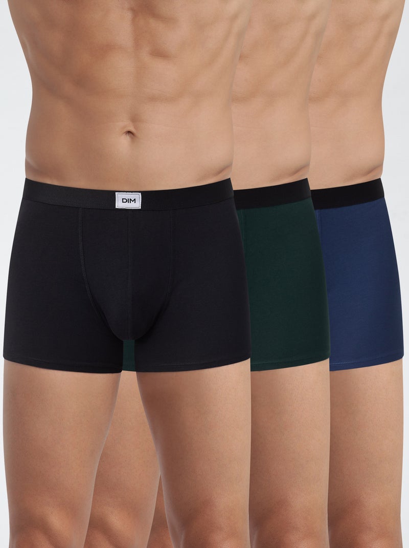 Pack de 3 boxers 'Dim' Azul - Kiabi