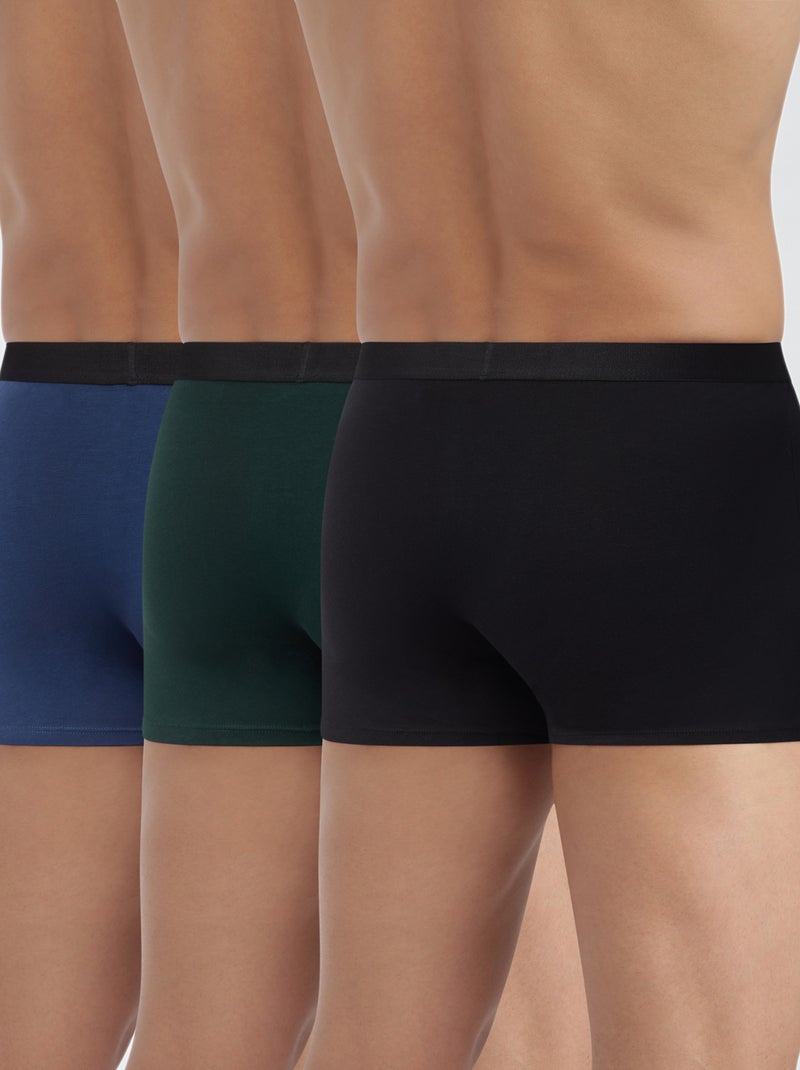 Pack de 3 boxers 'Dim' Azul - Kiabi