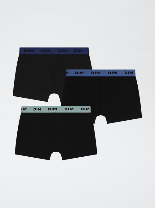 Pack de 3 boxers 'Dim' lisos - Kiabi