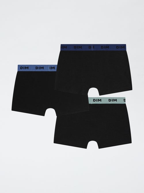 Pack de 3 boxers 'Dim' lisos - Kiabi