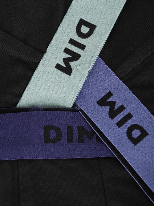 Pack de 3 boxers 'Dim' lisos - Kiabi