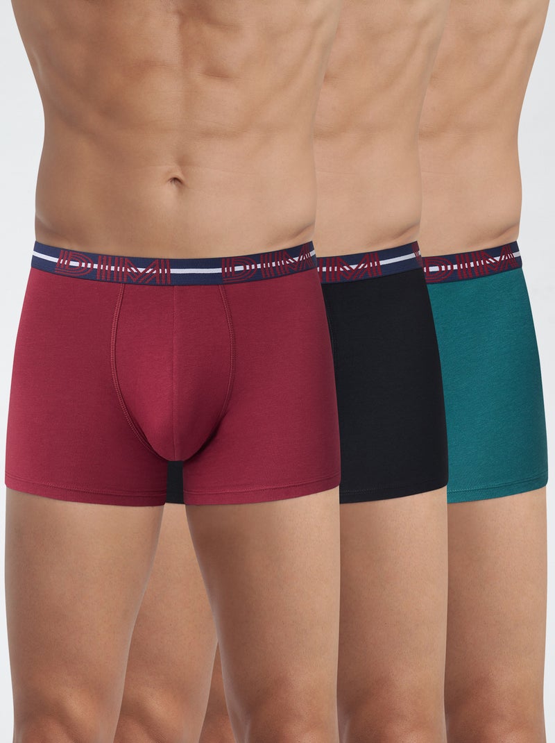 Pack de 3 boxers 'Dim' Preto - Kiabi