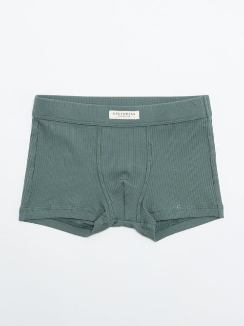 Pack de 3 boxers lisos - Kiabi