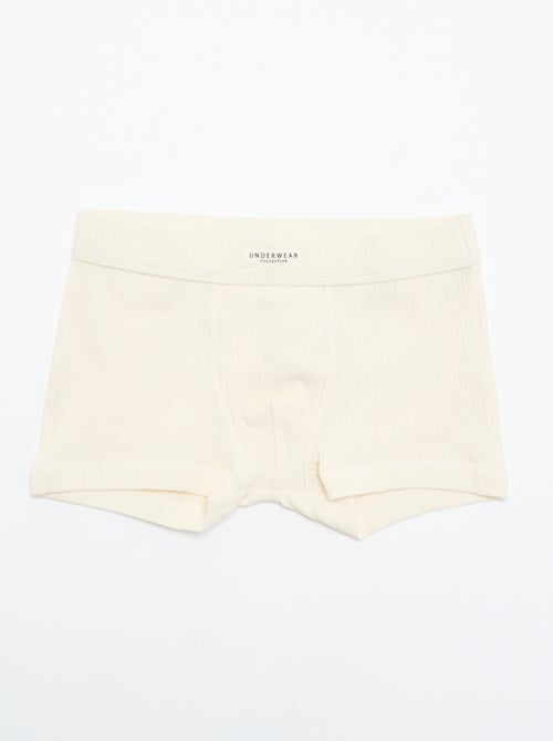 Pack de 3 boxers lisos - Kiabi